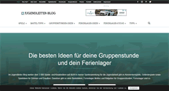 Desktop Screenshot of jugendleiter-blog.de